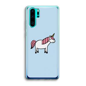 CaseCompany Eenhoorn: Huawei P30 Pro Transparant Hoesje