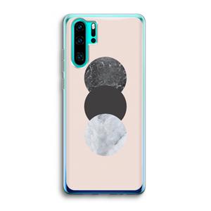 CaseCompany Marmeren cirkels: Huawei P30 Pro Transparant Hoesje