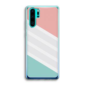 CaseCompany Strepen pastel: Huawei P30 Pro Transparant Hoesje