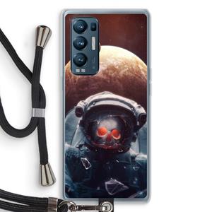 CaseCompany Voyager: Oppo Find X3 Neo Transparant Hoesje met koord