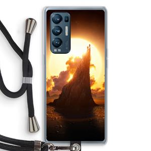 CaseCompany Children of the Sun: Oppo Find X3 Neo Transparant Hoesje met koord