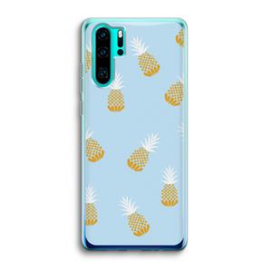 CaseCompany Ananasjes: Huawei P30 Pro Transparant Hoesje