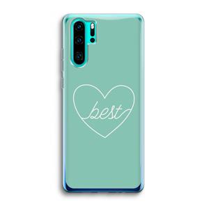 CaseCompany Best heart pastel: Huawei P30 Pro Transparant Hoesje