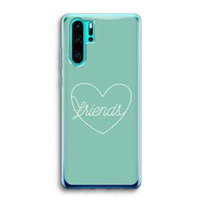 CaseCompany Friends heart pastel: Huawei P30 Pro Transparant Hoesje