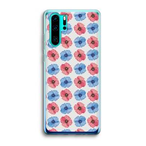 CaseCompany Klaproosjes: Huawei P30 Pro Transparant Hoesje