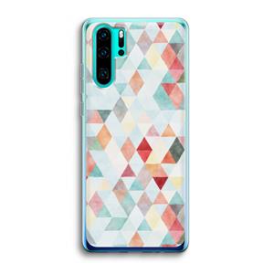 CaseCompany Gekleurde driehoekjes pastel: Huawei P30 Pro Transparant Hoesje