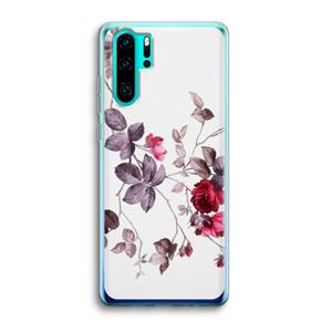 CaseCompany Mooie bloemen: Huawei P30 Pro Transparant Hoesje