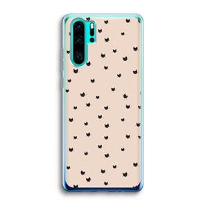 CaseCompany Kleine kattenkopjes: Huawei P30 Pro Transparant Hoesje