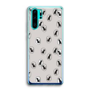 CaseCompany Miauw: Huawei P30 Pro Transparant Hoesje