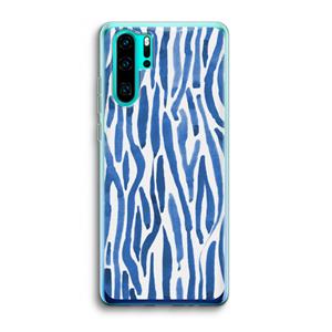 CaseCompany Blauwe nerven: Huawei P30 Pro Transparant Hoesje