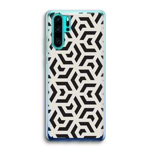 CaseCompany Crazy pattern: Huawei P30 Pro Transparant Hoesje