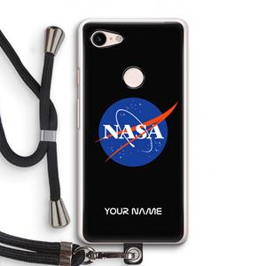 CaseCompany NASA: Pixel 3 Transparant Hoesje met koord