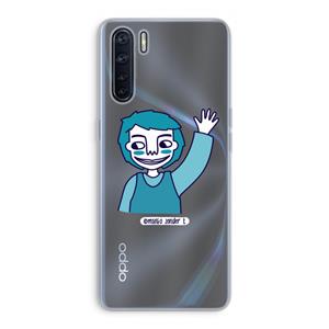 CaseCompany Zwaai: Oppo A91 Transparant Hoesje