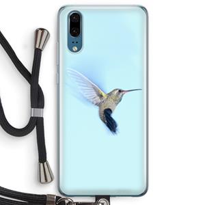 CaseCompany Kolibri: Huawei P20 Transparant Hoesje met koord
