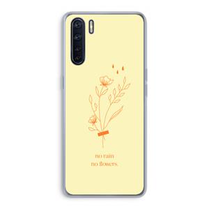 CaseCompany No rain no flowers: Oppo A91 Transparant Hoesje