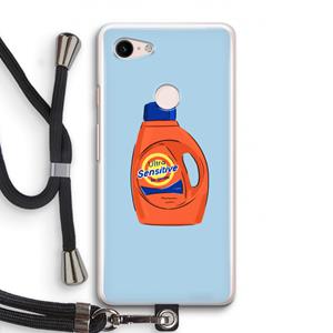 CaseCompany Ultra Sensitive: Pixel 3 Transparant Hoesje met koord