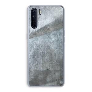 CaseCompany Grey Stone: Oppo A91 Transparant Hoesje