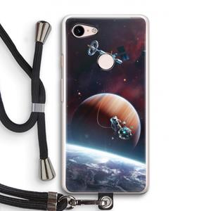 CaseCompany Examiner: Pixel 3 Transparant Hoesje met koord