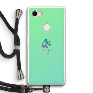 CaseCompany Win98: Pixel 3 Transparant Hoesje met koord