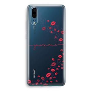 CaseCompany Kusjes: Huawei P20 Transparant Hoesje