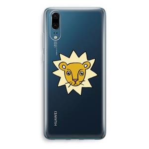 CaseCompany Kleine leeuw: Huawei P20 Transparant Hoesje