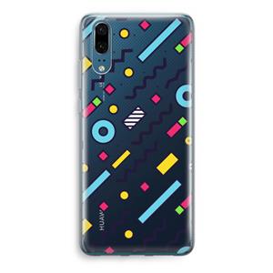 CaseCompany 8-bit N°8: Huawei P20 Transparant Hoesje