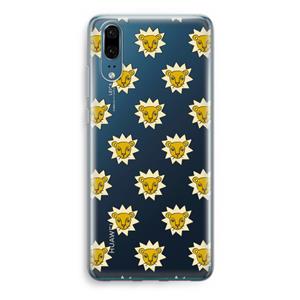CaseCompany Leeuwenkoppen: Huawei P20 Transparant Hoesje