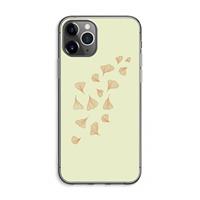 CaseCompany Falling Leaves: iPhone 11 Pro Max Transparant Hoesje