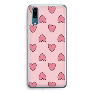 CaseCompany Ondersteboven verliefd: Huawei P20 Transparant Hoesje
