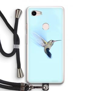 CaseCompany Kolibri: Pixel 3 Transparant Hoesje met koord