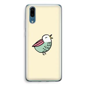 CaseCompany Birdy: Huawei P20 Transparant Hoesje