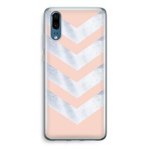 CaseCompany Marmeren pijlen: Huawei P20 Transparant Hoesje
