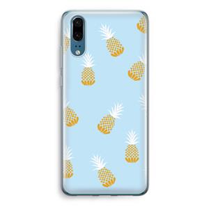 CaseCompany Ananasjes: Huawei P20 Transparant Hoesje