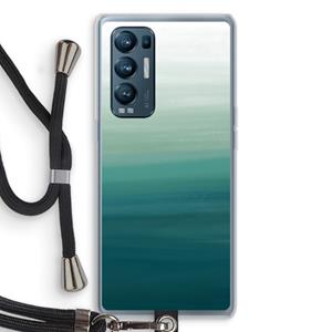 CaseCompany Ocean: Oppo Find X3 Neo Transparant Hoesje met koord