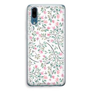 CaseCompany Sierlijke bloemen: Huawei P20 Transparant Hoesje