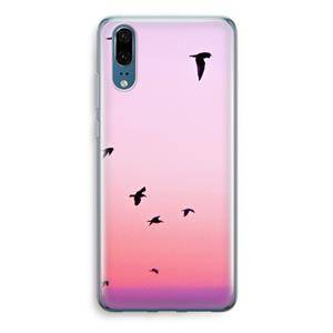CaseCompany Fly away: Huawei P20 Transparant Hoesje
