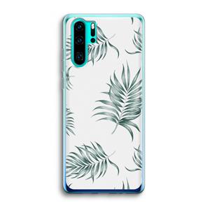 CaseCompany Simple leaves: Huawei P30 Pro Transparant Hoesje