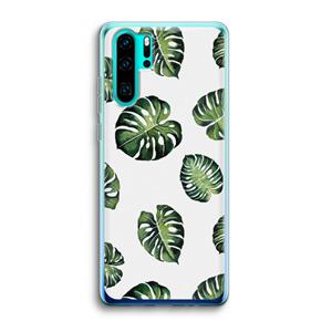 CaseCompany Tropische bladeren: Huawei P30 Pro Transparant Hoesje