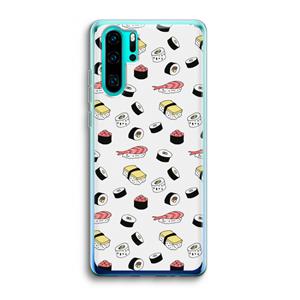CaseCompany Sushi time: Huawei P30 Pro Transparant Hoesje