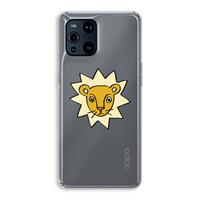Kleine leeuw: Oppo Find X3 Pro Transparant Hoesje