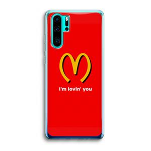 CaseCompany I'm lovin' you: Huawei P30 Pro Transparant Hoesje