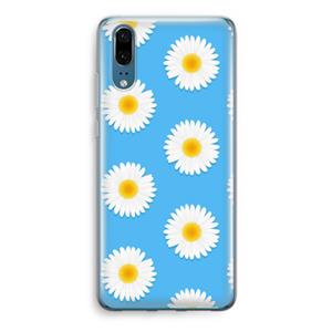 CaseCompany Margrietjes: Huawei P20 Transparant Hoesje