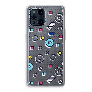 CaseCompany 8-bit N°9: Oppo Find X3 Pro Transparant Hoesje