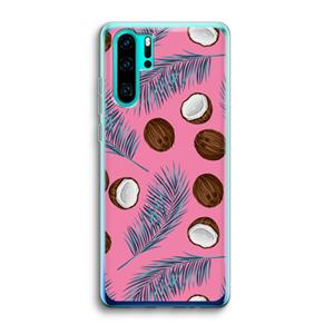 CaseCompany Kokosnoot roze: Huawei P30 Pro Transparant Hoesje
