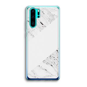 CaseCompany Biggest stripe: Huawei P30 Pro Transparant Hoesje