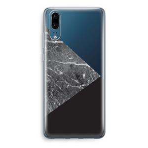 CaseCompany Combinatie marmer: Huawei P20 Transparant Hoesje