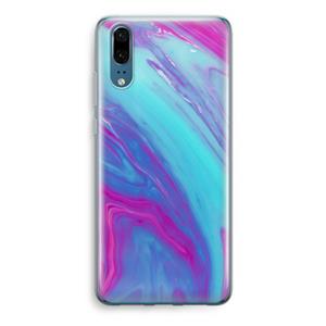 CaseCompany Zweverige regenboog: Huawei P20 Transparant Hoesje
