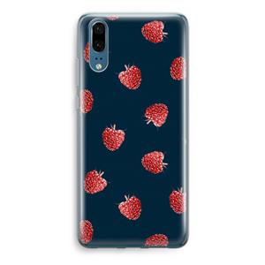 CaseCompany Framboosjes: Huawei P20 Transparant Hoesje
