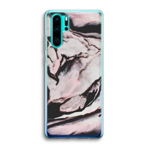 CaseCompany Roze stroom: Huawei P30 Pro Transparant Hoesje