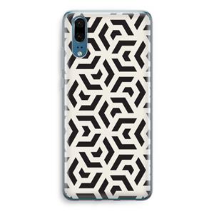 CaseCompany Crazy pattern: Huawei P20 Transparant Hoesje